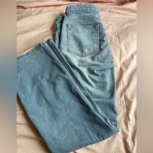 J. Crew Light wash straight leg jeans size 6 good condition